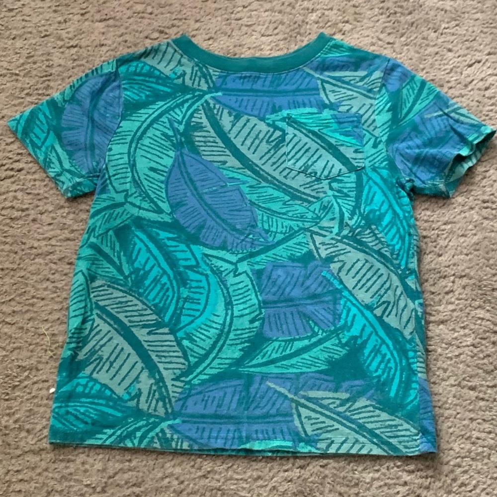 Cat & Jack Short Sleeve Leaves T-shirt